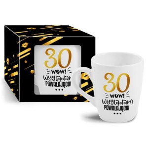 Kubek stylish-  30 Wyglądam powalająco
