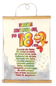 Dyplom bambus D36 - Branie zaczyna się po 18
