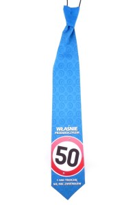 Krawat premium KP45 - Właśnie przekroczyłem 50