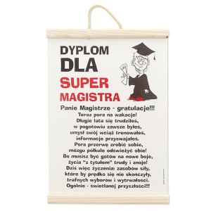 Dyplom  - super magister on