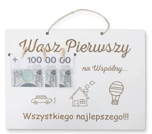 Tablica z pieniędzmi  - milion