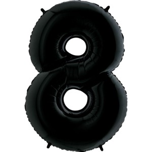 Balon Grabo cyfra 8 Czarny 26"26048K-P
