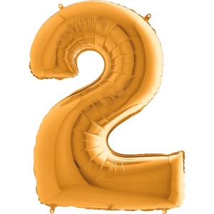 Balon Grabo Cyfra 26'' 2 Złota 26022G-P