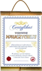 Dyplom bambus D104 - Cert. wyjątkowej naucz