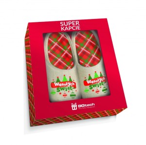 Kapcie wesołych świąt