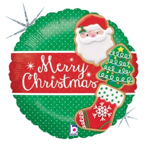 Balon Merry Christmas Ciasteczka 36194-P