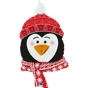 Balon Grabo 34" Sweet Penguin Head G72036-P