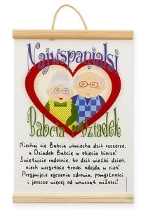 Dyplom  -  najwspanialsi babcia/dziadek