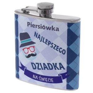 Piersiówka - Dziadek kapelusz, wąs ( romby )