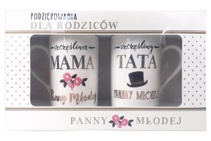 Kubek Komplet Q-798-KOMP - Dla rodziców P. Młodej