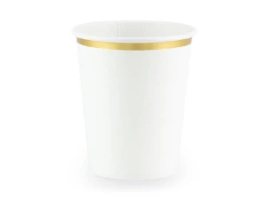 Kubeczki, biały, 260 ml