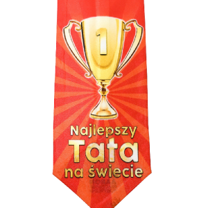 Krawat premium KP19 - Najlepszy Tata na świecie