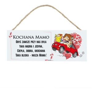 Tabliczka, prostokąt - kochana mamo