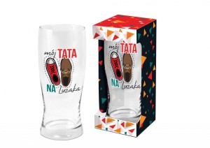 Szklanka do piwa - tata na luzaka