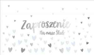 Zaproszenie PMZ-085 - Ślub, białe