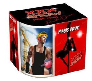Kubek- xxx show faceci magic print