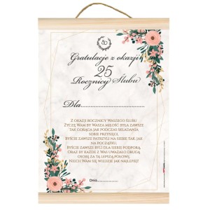 Dyplom GIFT - 25 rocznica ślubu
