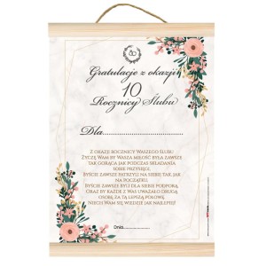 Dyplom GIFT - 10 rocznica ślubu