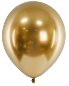Balony Glossy 30cm, złoty 50szt