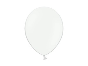 Balony 23cm, Pastel White 100szt