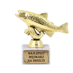 Statuetka ryba - Najlepszy wędkarz na świecie
