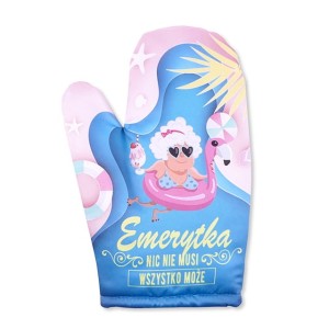 Rękawica kuchenna R83 - Emerytka nic nie musi
