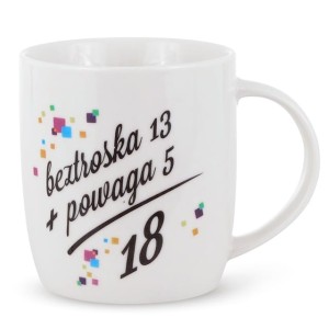 Kubek mozaika - 18 urodziny