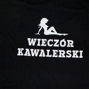 Koszulka czarna XXL - Wieczór Kawalerski
