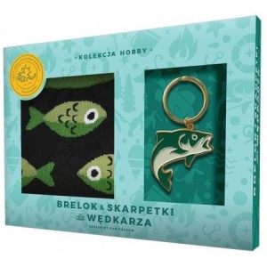 Skarpetki + brelok - wędkarz