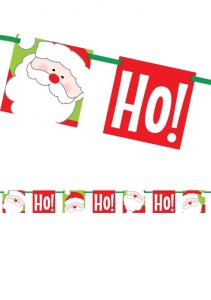 Girlanda flagi HO HO HO ozdoby świąteczne