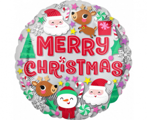 Balon foliowy Standard Christmas Buddies