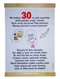 Dyplom - 30 ona