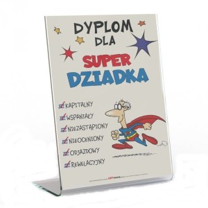 Ramka plexi - Super Dziadka