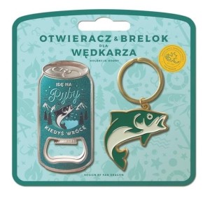 Brelok + Otwieracz HOBBY - Ryby Wędkarz