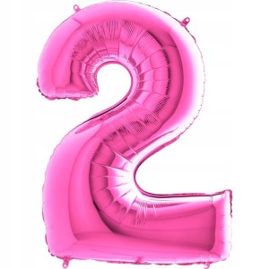 Balon cyfra 2 fuksja 26'' 26012F-P