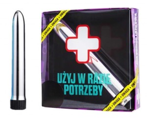 Awaryjny wibrator- srebrny