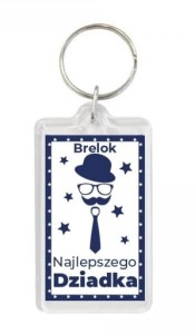 BRELOK PROSTOKĄT SZT