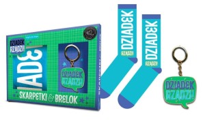SET Skarpetki+Brelok Dziadek rządzi