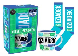 SET Kubek+Skarpetki- dziadek rządzi