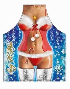 Fartuch świąteczny - kobieta