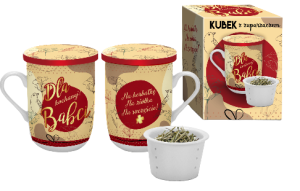 Kubek z zaparzaczem 330ml - dla Kochanej Babci