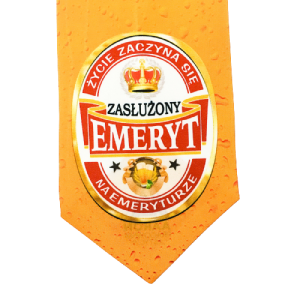 Krawat premium KP32 - Zasłużony emeryt