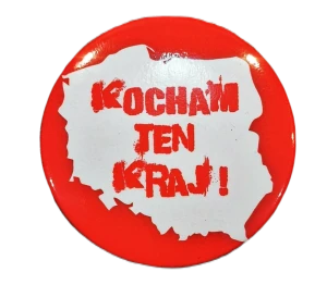 Przypinka Kukartka - Kocham Ten Kraj