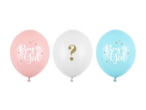 Balony 30cm, Boy or Girl, mix