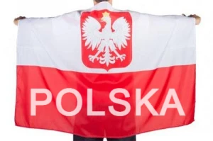 Peleryna kibica Polska ( Orzeł/Polska)