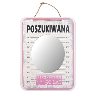 Tablica Fotoramka Lustro - 50 Ona