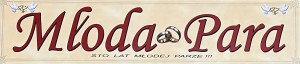 Tablica rejestracyjna - Młoda Para (złota)