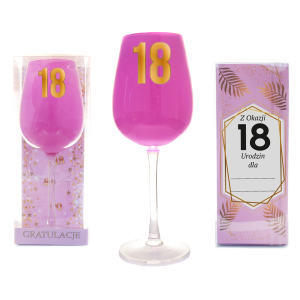 Kieliszek Wino Różowy - U18