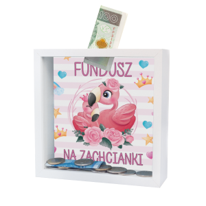 Skarbonka MDF - na Zachcianki (flaming)