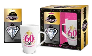 Zestaw - Zapach + Kubek - 60 Urodziny (Różowy)